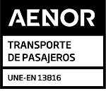 Marca AENOR de Servicio CertificadoTransporte de pasajeros